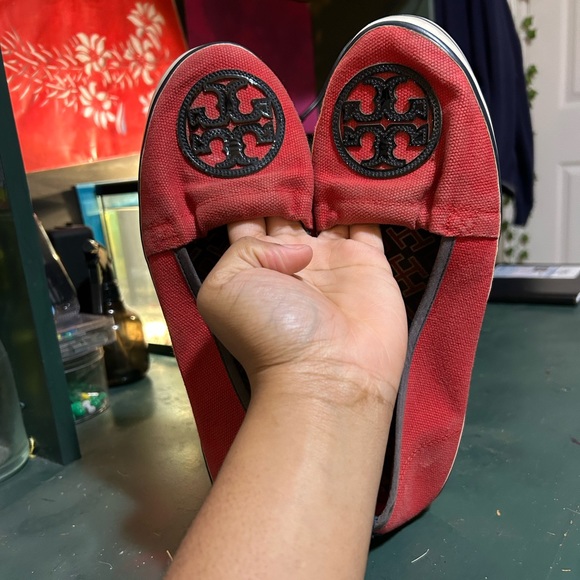 Red Tory Burch Pumps - Picture 8 of 10